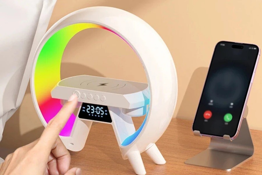 Wireless Charging Stand with Speaker