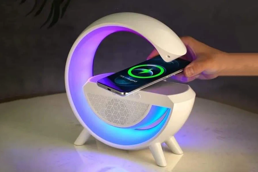 Wireless Charging Stand with Speaker